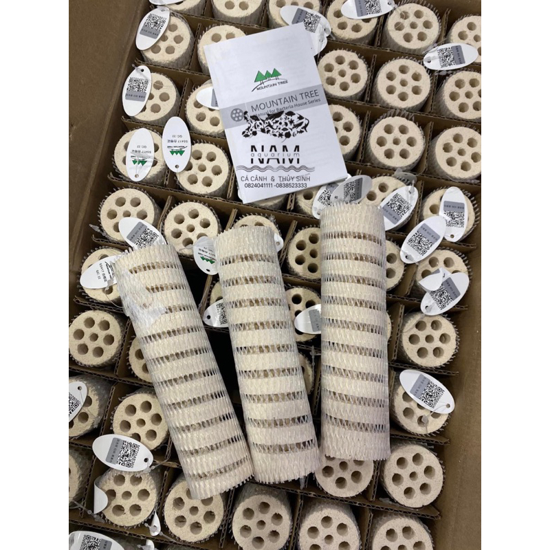 Sứ Lọc Thanh Củ Sen Thế Hệ 2 Cỡ Nhỏ 4x16cm Mountain Tree Lotus Root Bacteria House