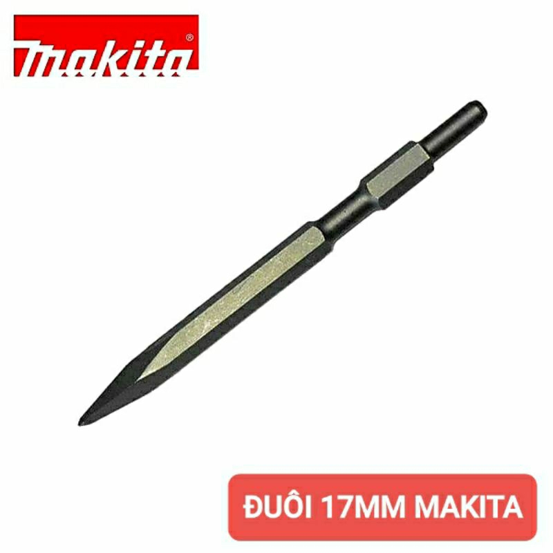 Mũi đục bê tông MAKITA đầu nhọn/dẹp đuôi 14li và 17li hàng chất lượng