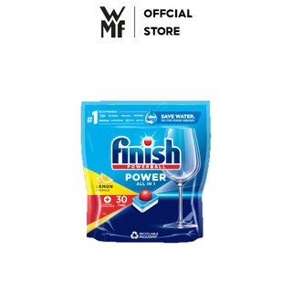 Viên rửa bát Hương Chanh FINISH POWERBALL POWER ALL IN 1 - 30 VIÊN 