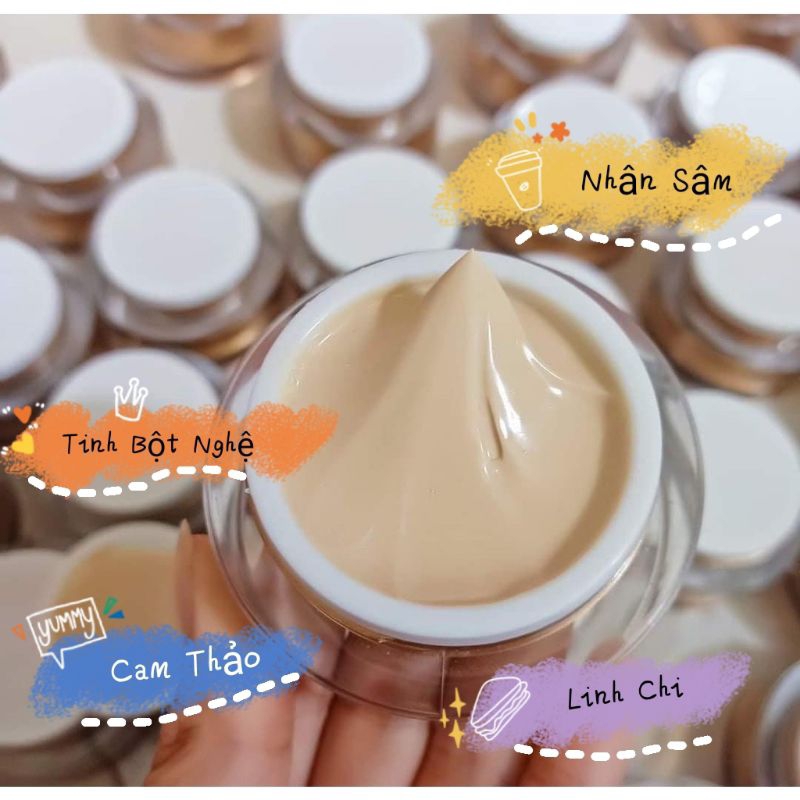 Kem sâm tươi tái tạo da handmade dùng cho da nám  20g