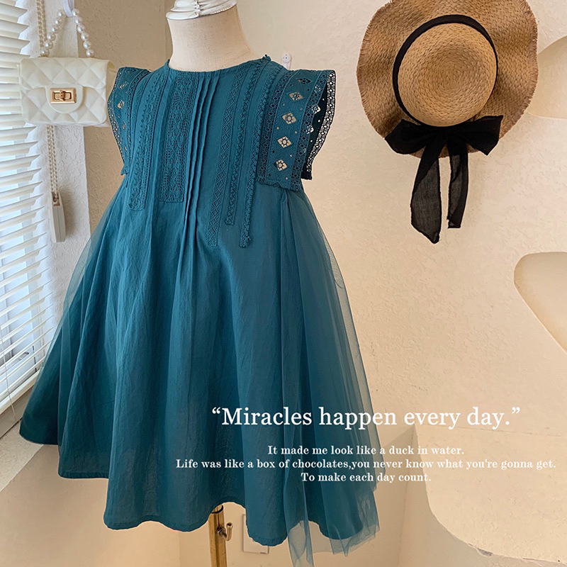 Váy thô hè mát mẻ cho bé gái