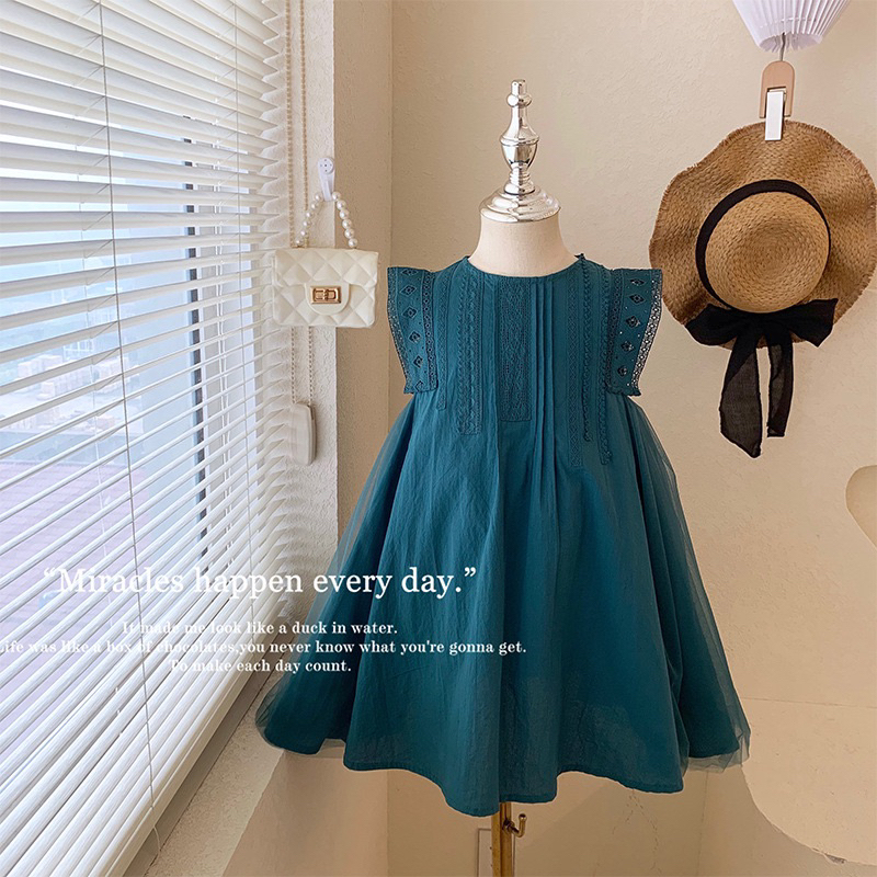 Váy thô hè mát mẻ cho bé gái