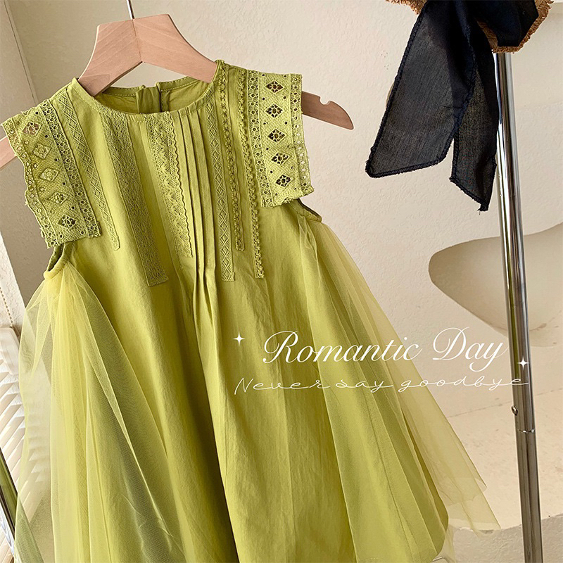 Váy thô hè mát mẻ cho bé gái