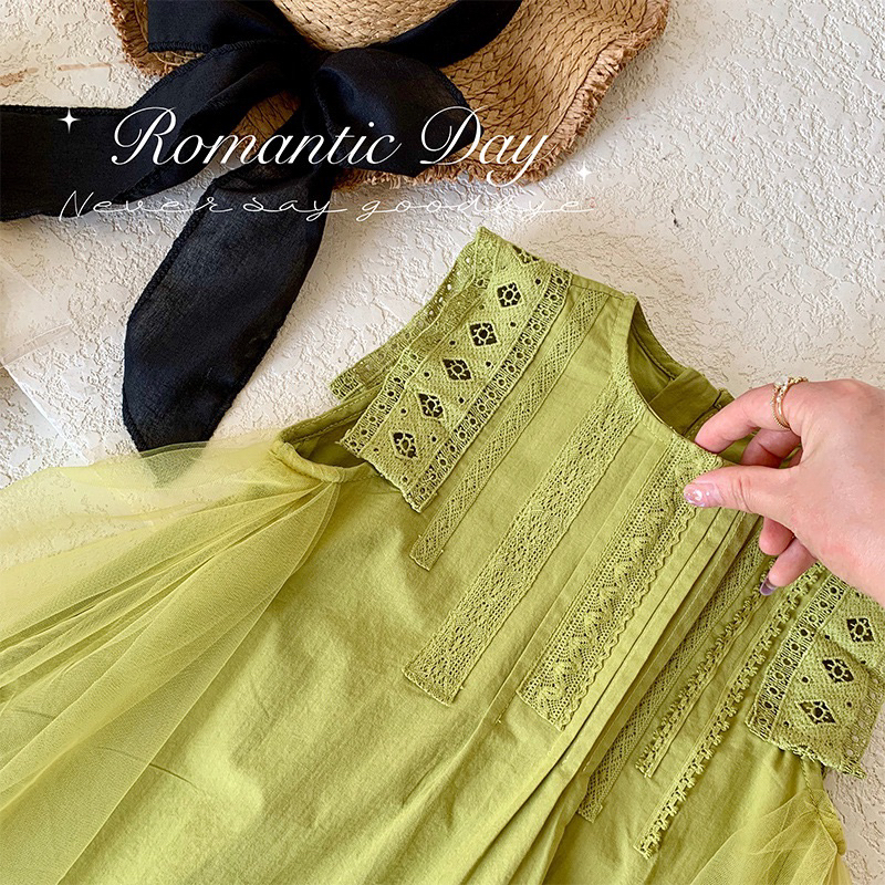 Váy thô hè mát mẻ cho bé gái