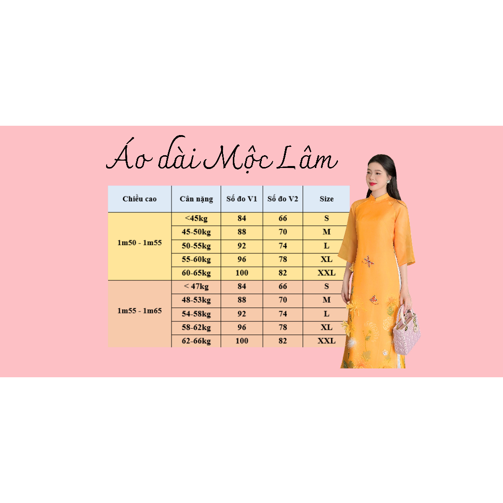 Áo dài cách tân dáng suông thiết kế suông chất liệu lụa tơ ánh cao cấp -  Áo dài Mộc Lâm - AD32