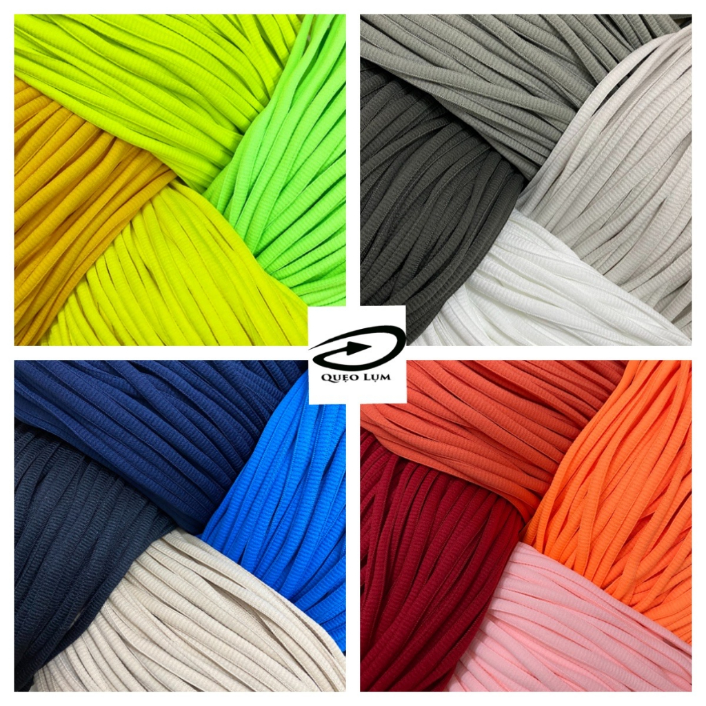 Dây Giày Bầu Dục Oval bản 6mm nhiều màu dài 120cm dùng thay thế cho các loại giày