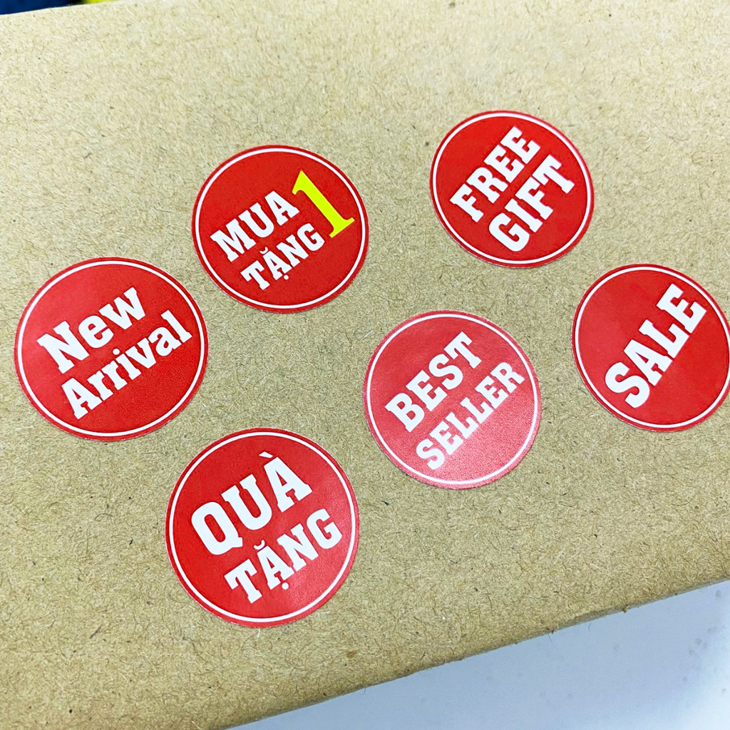 Sale Sticker label_Tem nhãn in Sale sticker_100pcs
