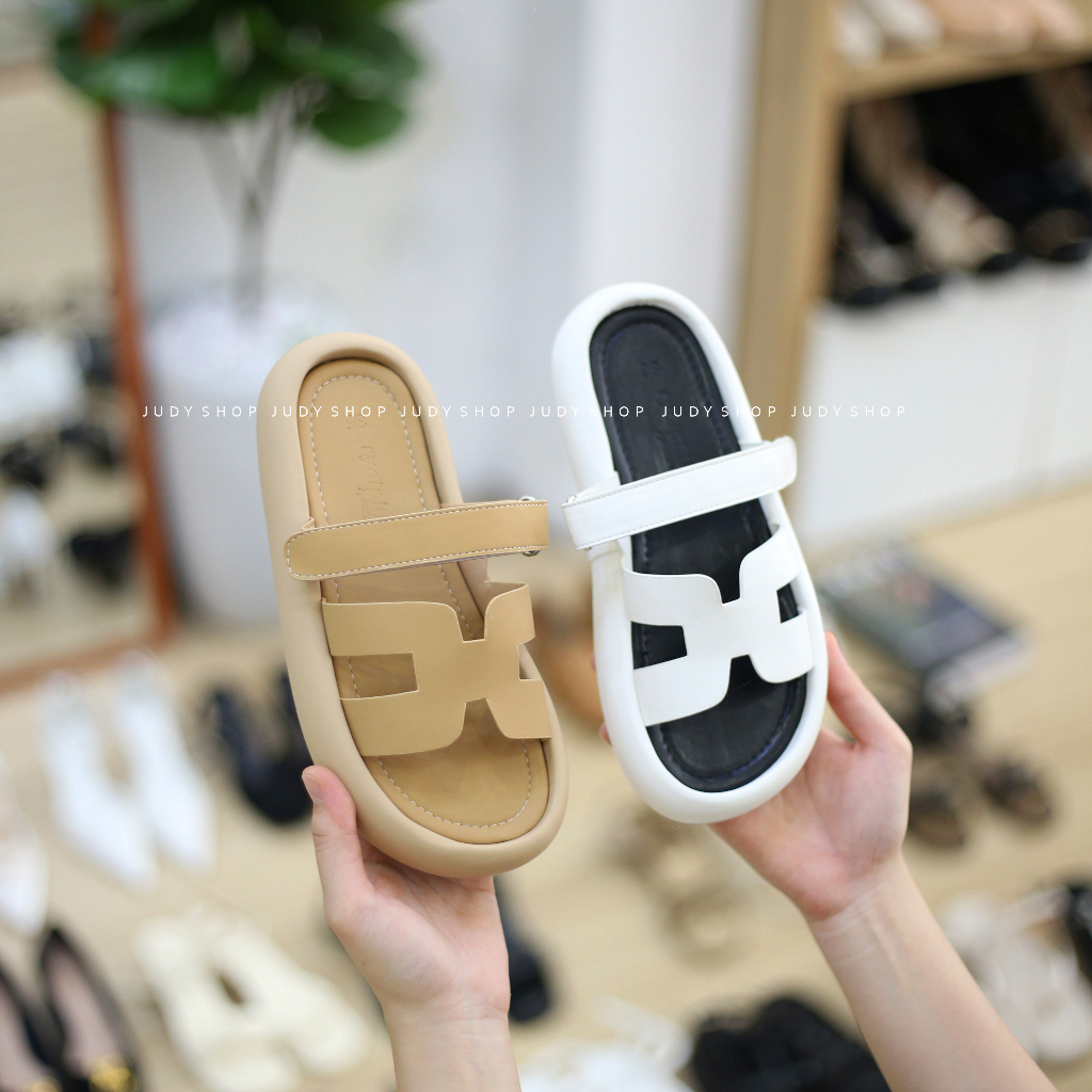 Dép Bánh Mì - Dép RYCIPHIL Chữ H Quai Ngang Đế Độn Êm Chân Cao 3p