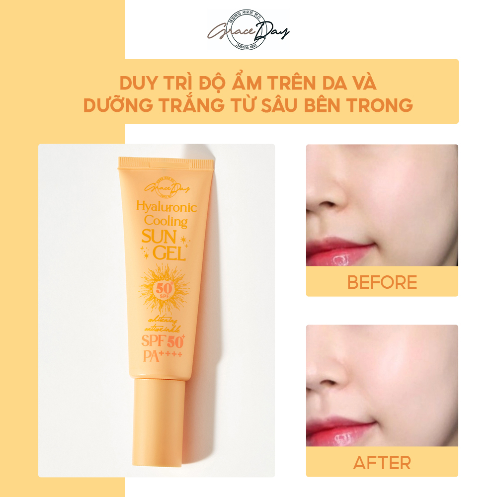 Kem Chống Nắng GRACE DAY HYALURONIC COOLING SUN GEL 50G