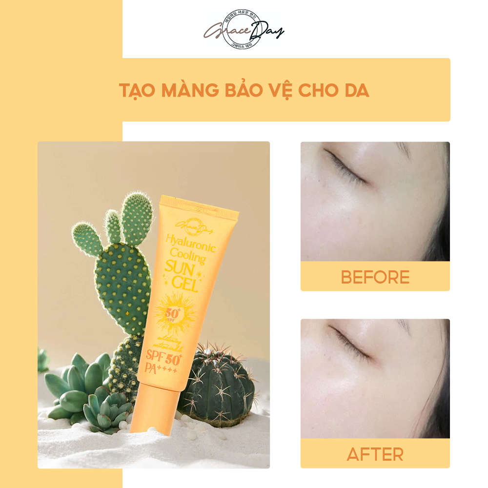 Kem Chống Nắng GRACE DAY HYALURONIC COOLING SUN GEL 50G