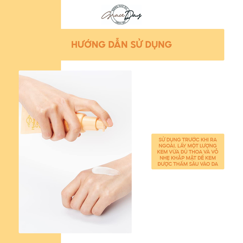 Kem Chống Nắng GRACE DAY HYALURONIC COOLING SUN GEL 50G