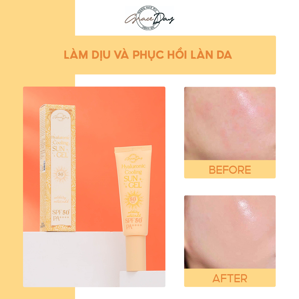 Kem Chống Nắng GRACE DAY HYALURONIC COOLING SUN GEL 50G
