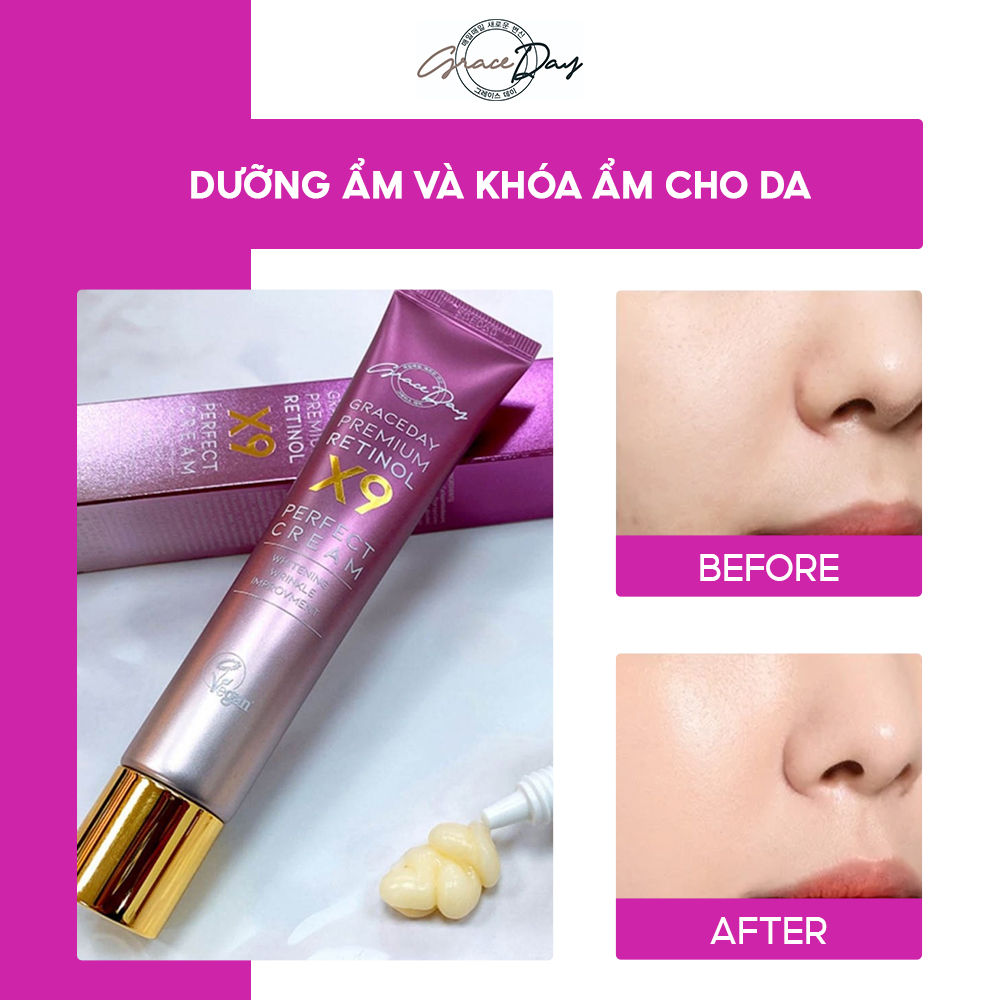 Kem Dưỡng Da GRACEDAY PREMIUM RETINOL X9 PERFECT CREAM 50ml