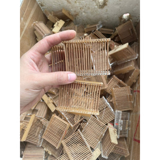Rọ Dế Tre Đôi dành cho lồng chim chào mào, rọ cáp nan tre