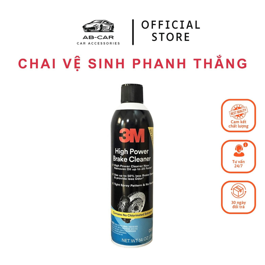 CHAI VỆ SINH THẮNG Ô TÔ – DUNG DỊCH TẨY RỬA, VỆ SINH THẮNG PHANH Ô TÔ, XE MÁY 3M – PN08880 396G