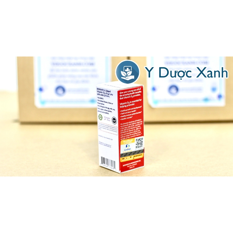 Mua  BIOAMICUS VITAMIN D3, 10ml, Bổ sung Vitamin D3 cho bé - Y Dược Xanh