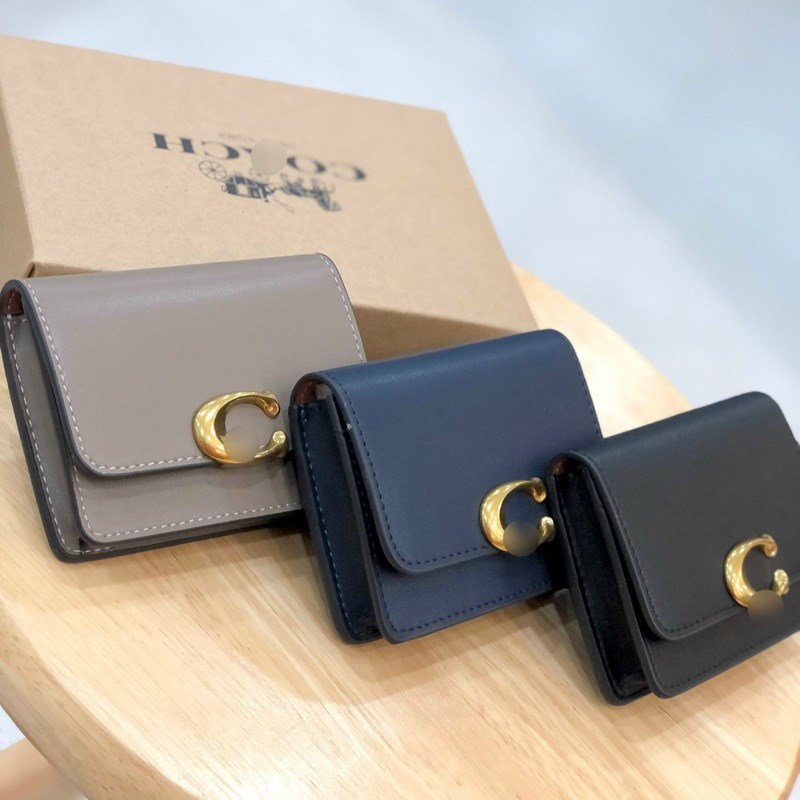 Ví mini Coach da thật
