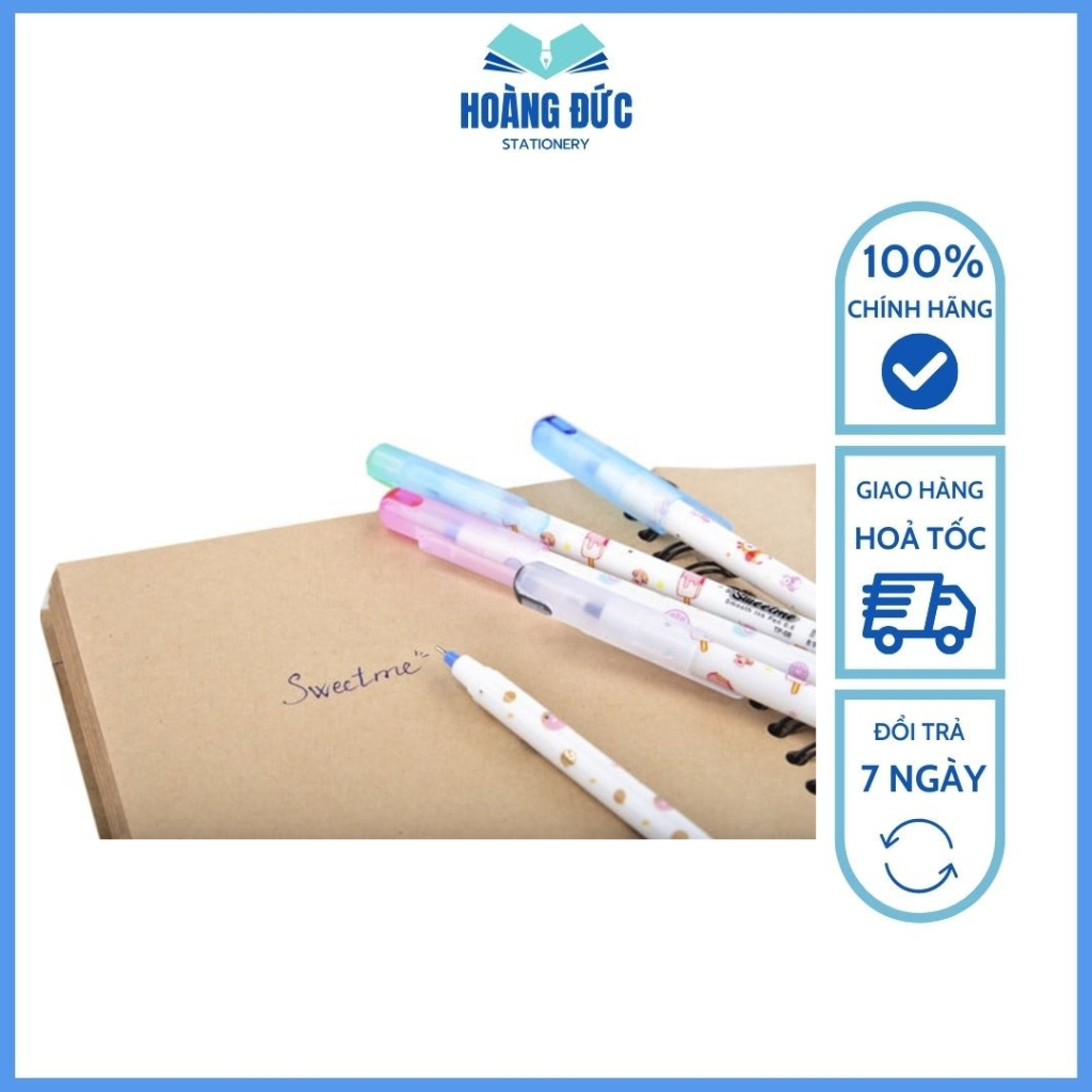 Bút nến Sweetme TP-08 - Hũ 30 Cây Bút bi Điểm 10 - Ngòi 0.6mm - Hoàng Đức