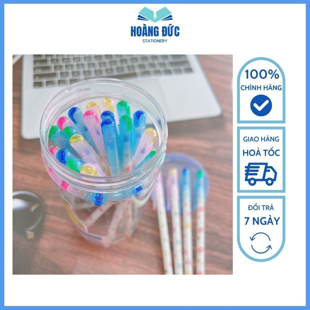 Bút nến Sweetme TP-08 - Hũ 30 Cây Bút bi Điểm 10 - Ngòi 0.6mm - Hoàng Đức