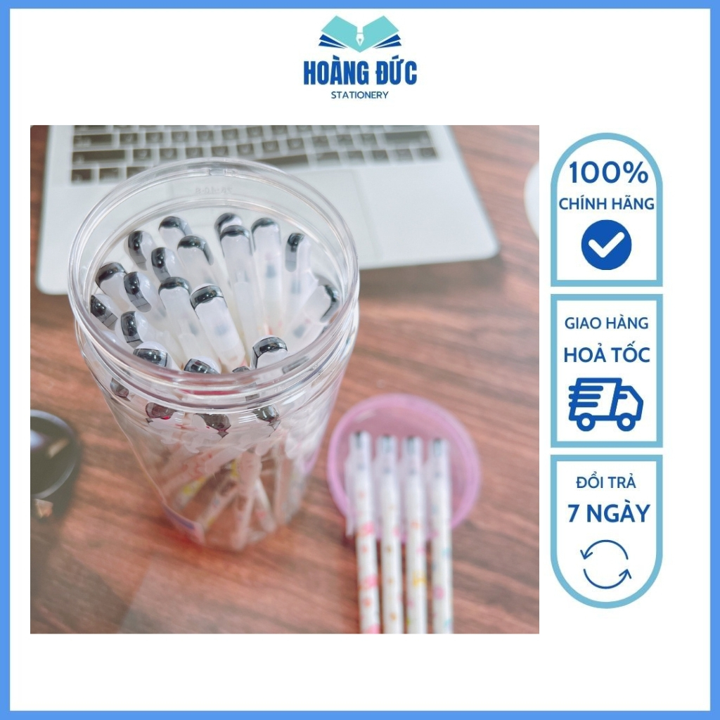 Bút nến Sweetme TP-08 - Hũ 30 Cây Bút bi Điểm 10 - Ngòi 0.6mm - Hoàng Đức