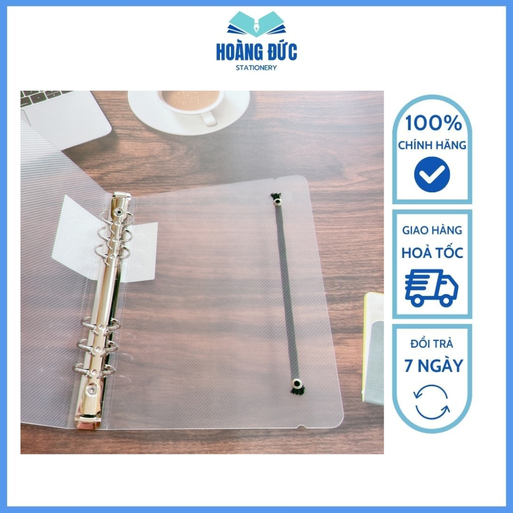 Binder File còng sắt 6 chấu A5 Klong - tháo giấy dễ dàng, MS 993 - Hoàng Đức