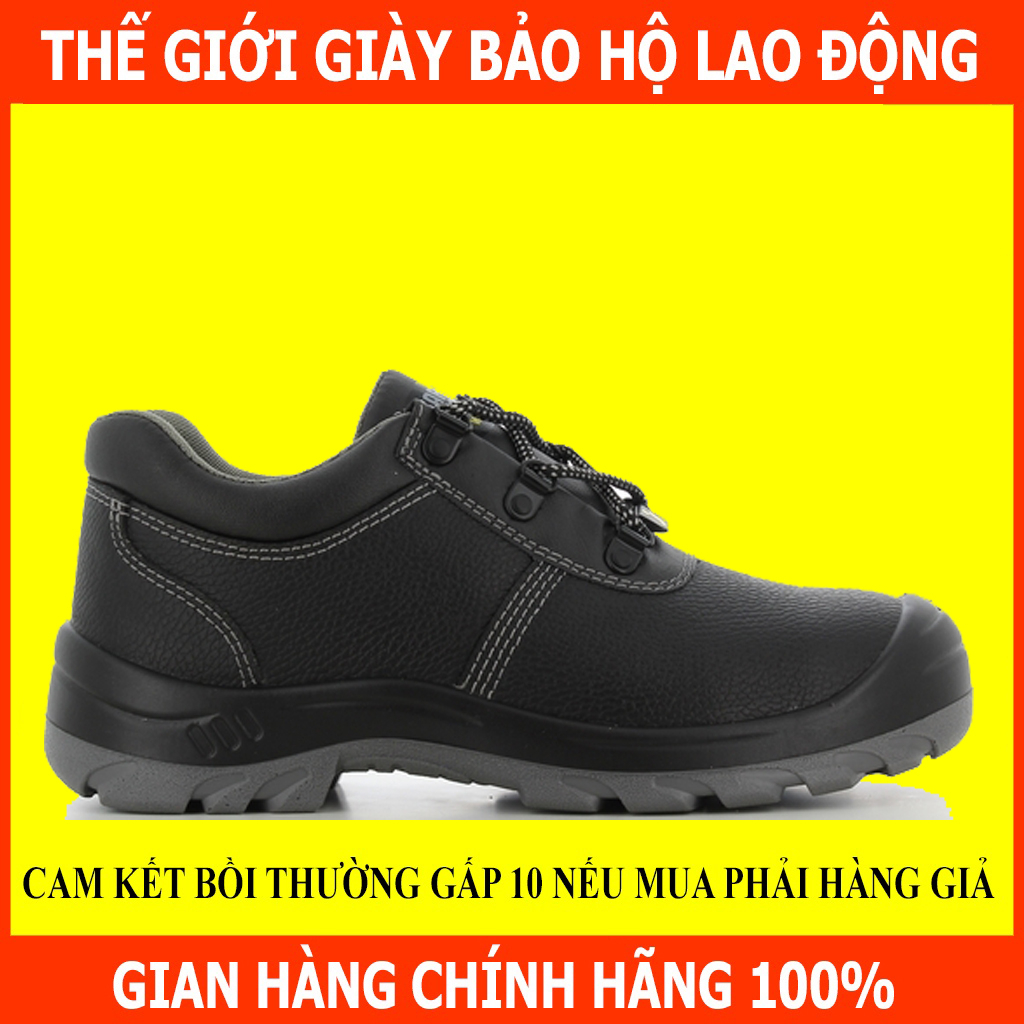 Giày Bảo Hộ Jogger Bestrun S3, Chống Đâm Xuyên, Chống Dập Ngón, Da Chất Lượng Cao, Đế PU, Chống Trơn Trượt