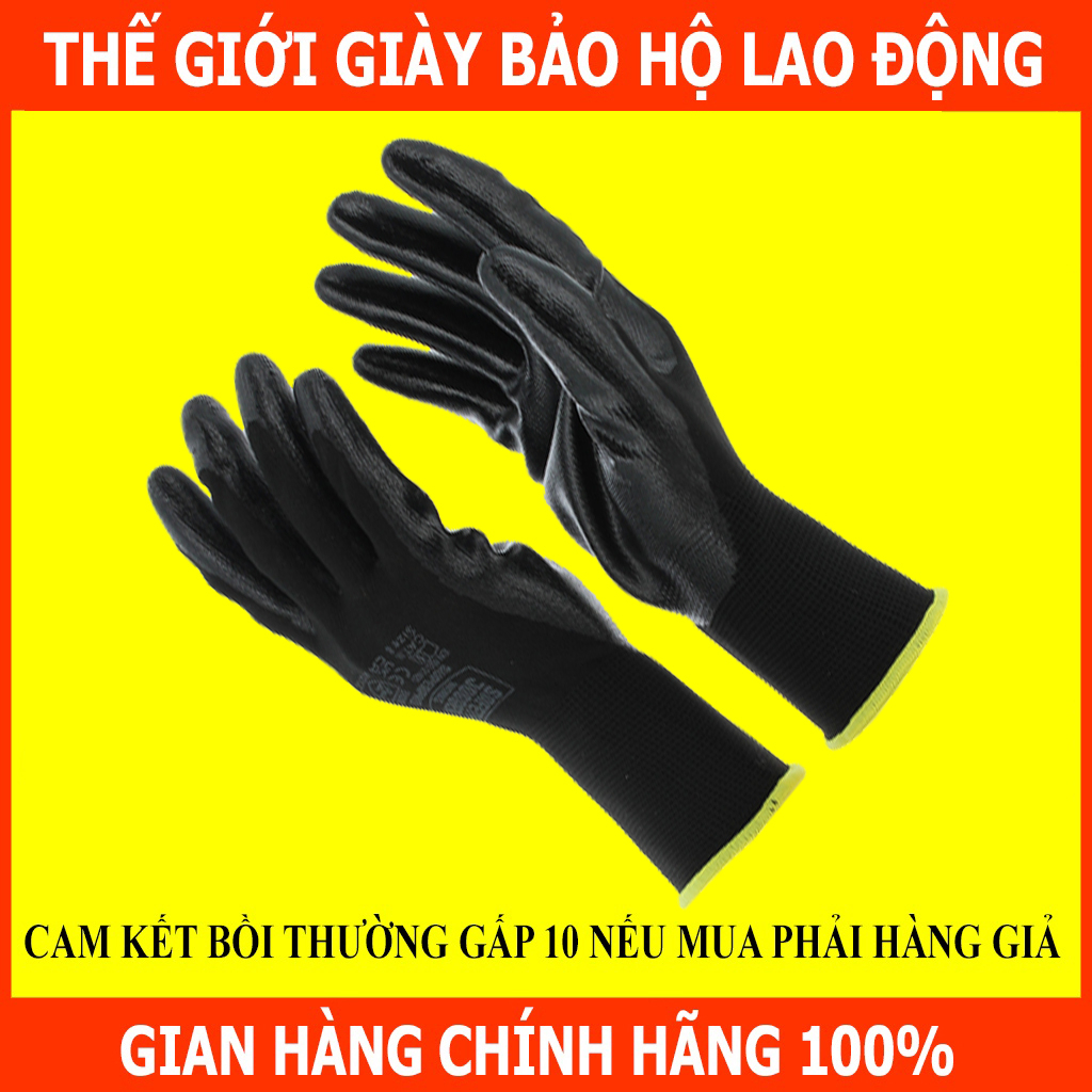 [HÀNG CHÍNH HÃNG]Găng tay Safety Jogger Multitask Chống Dầu Tốt, Chống Cắt Cấp Độ 1