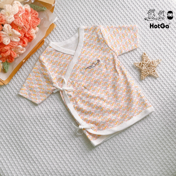 Áo sơ sinh cột dây HotGa cho bé dưới 5kg