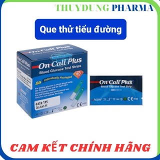 Que thử đường huyết On Call Plus