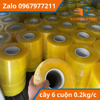 Băng dính đóng hàng 1kg, băng dính đóng hàng loại 1kg/cuộn lõi 3 li