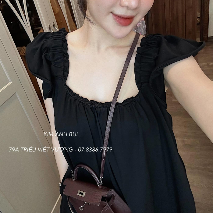 Váy Suông Trơn Cánh Tiên Dáng Xoè Dài Đầm Nữ Cánh Tiên Chun Dây Dáng Dài Rộng Freesize
