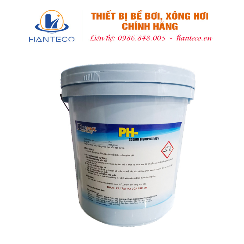 Xô 5kg pH- | Hóa chất giảm pH