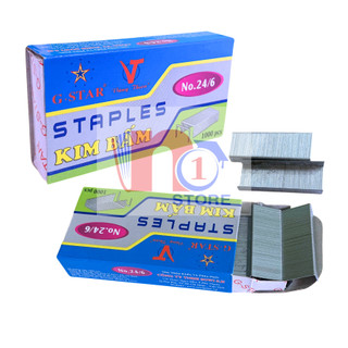 Combo 10 hộp kim bấm số 3 gstar - văn phòng phẩm no.1