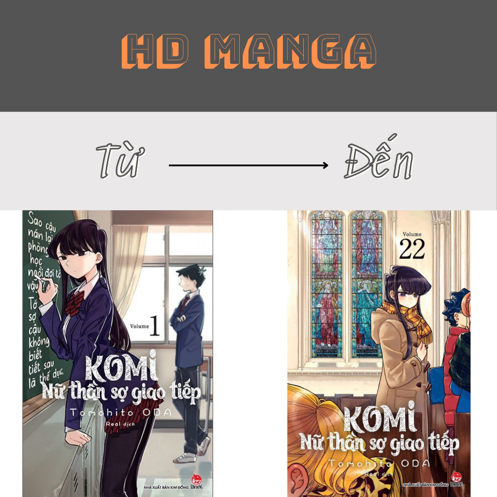 Truyện tranh - Komi - Lẻ tập 1 - 20 - Nữ thần sợ giao tiếp - NXB Kim Đồng