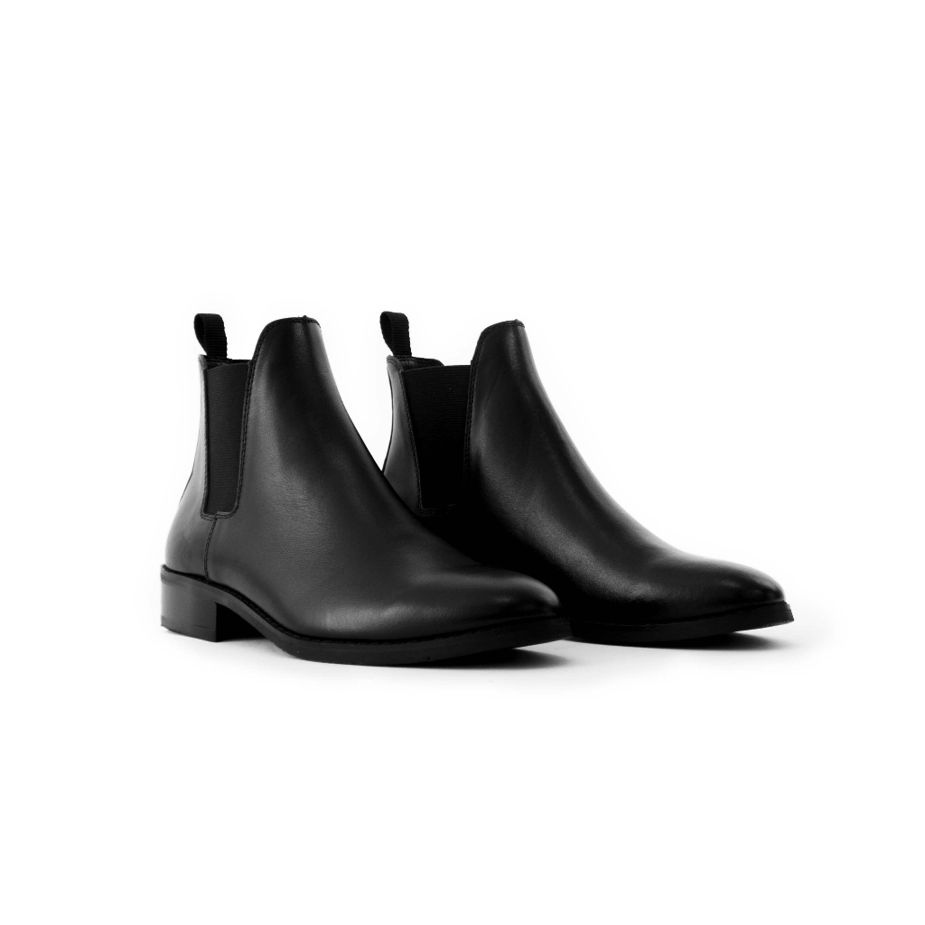 Giày Boot FANGY - The Mckay Chelsea Boots SS2 - Đen Bóng