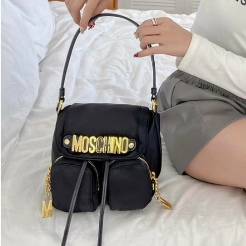 TÚI M0S Logo Lettering Nylon Shoulder