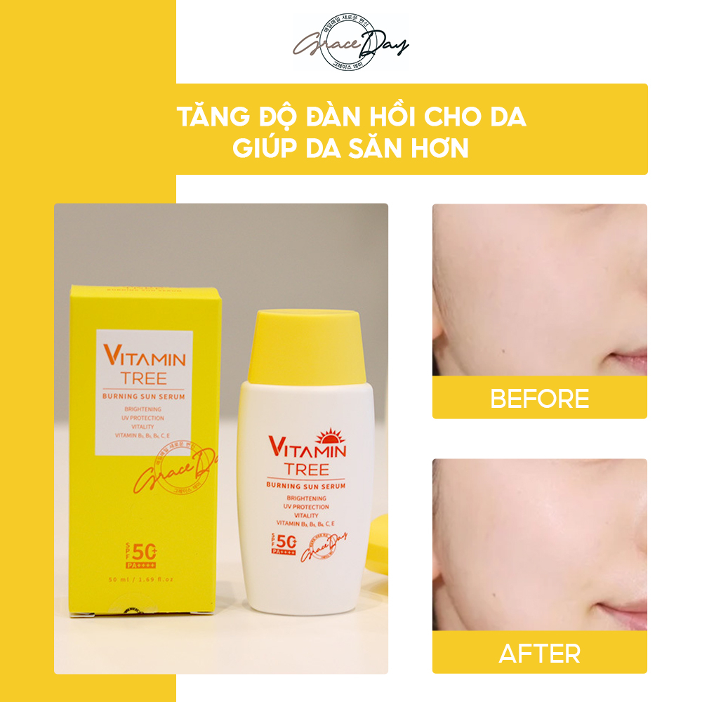 Tinh Chất Chống Nắng GRACEDAY VITAMIN TREE BURNING SUN SERUM 50ml