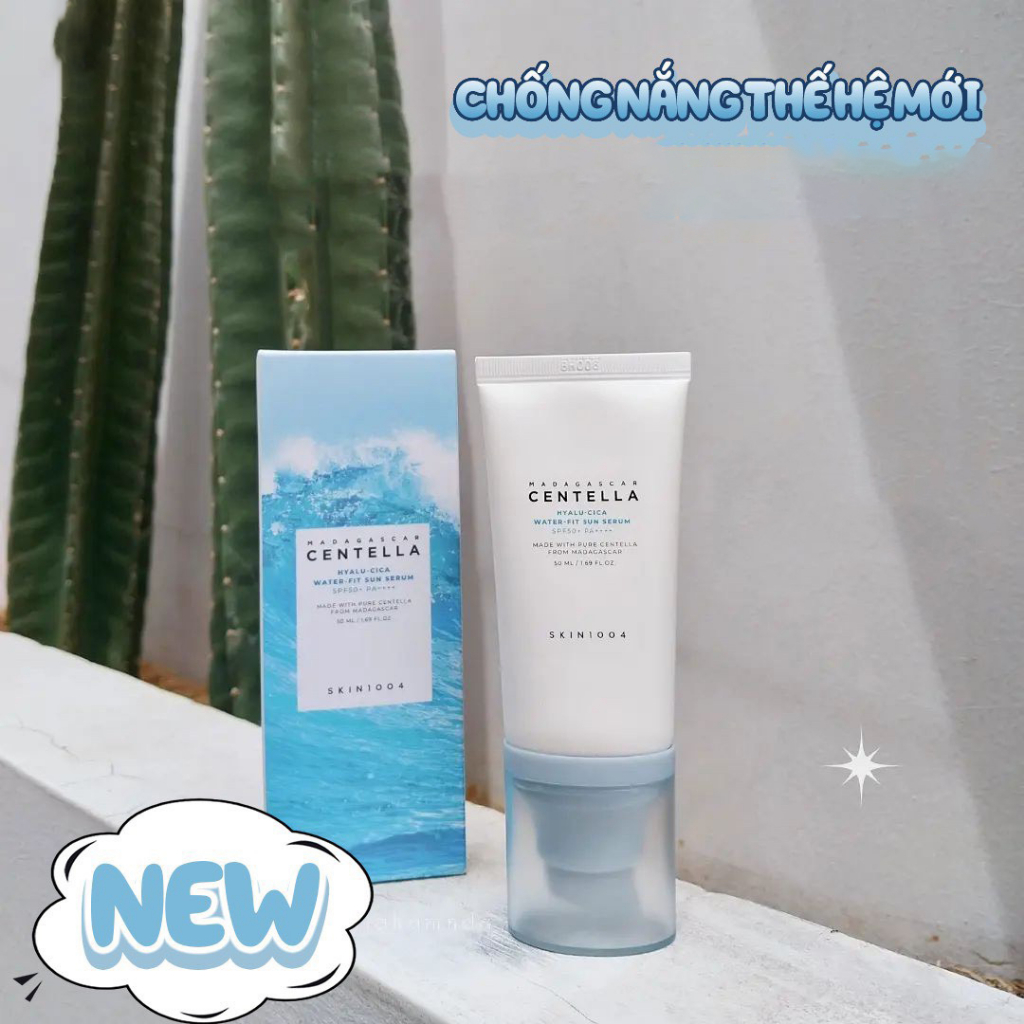 Tinh Chất Chống Nắng Dưỡng Ẩm Chuyên Sâu Skin1004 Madagascar Centella Hyalu-Cica Water-Fit Sun Serum SPF50+ PA++++ 50ml