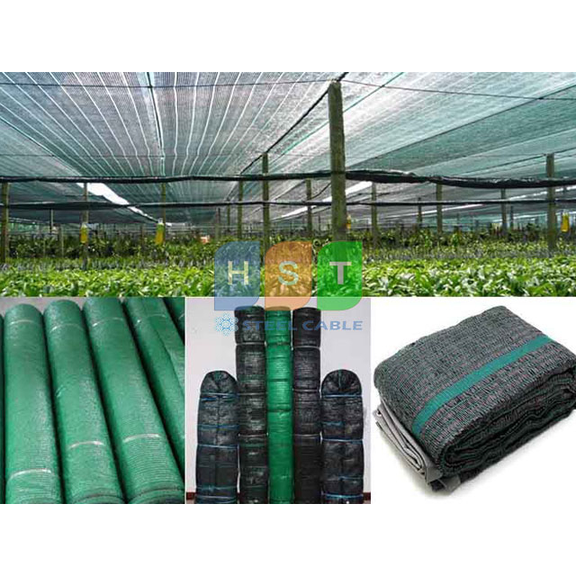 Lưới che nắng Nhập Khẩu Thái Lan cao cấp – Khổ 4 mét (màu đen - xanh) – Hàng loại 1 – Độ bền 10 Năm