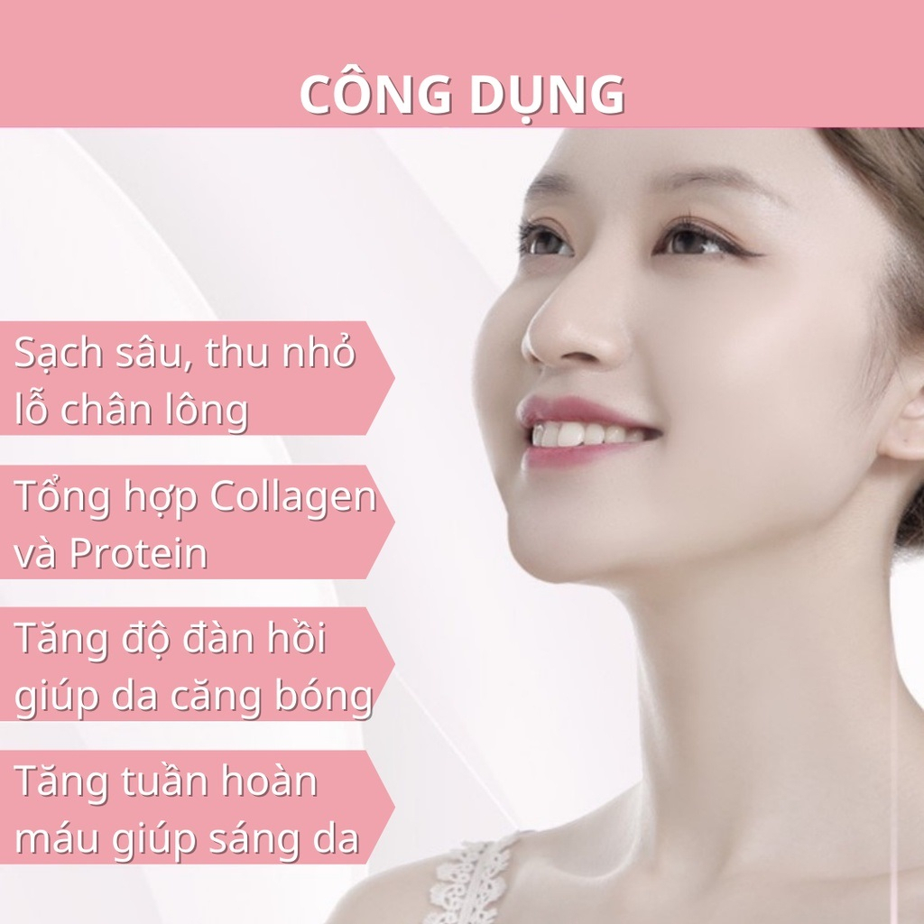 Máy đẩy tinh chất EMS 4D KOREA - Máy nâng cơ mặt kết hợp điện châm, xóa nếp nhăn và trẻ hóa làn da - Bảo hành 12 tháng