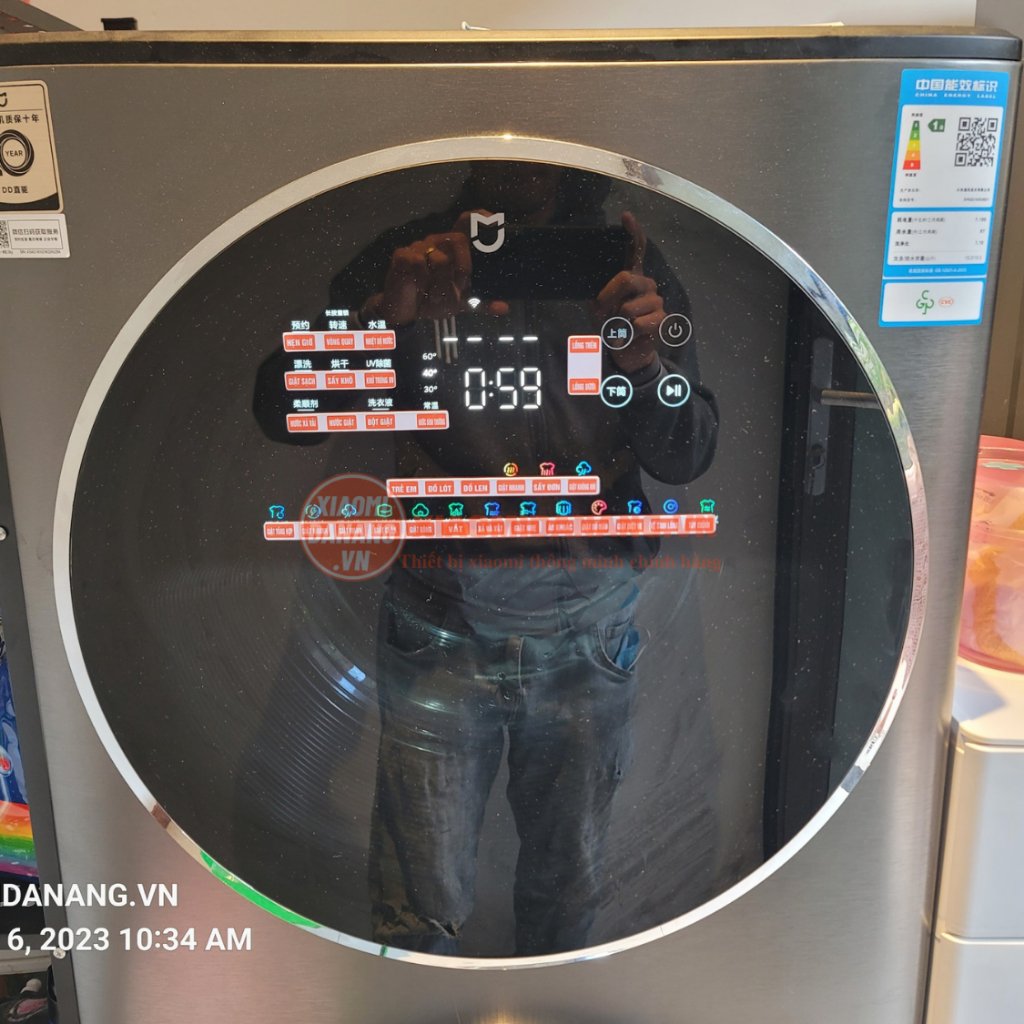 Tem việt hóa cho máy giặt xiaomi 2 tầng 15kg