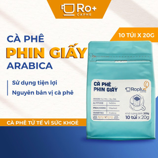 Cà phê Arabica phin giấy Roplus Coffee 10túi x 20g