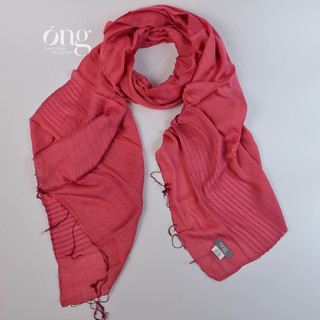 Khăn choàng mùa xuân hè - óng silk - 75* 180 cm - 50% silk 50% linen&cotton