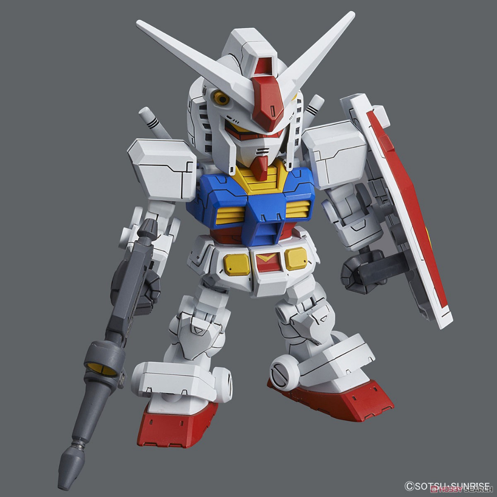Mô hình lắp ráp Gundam SD CS Rx-78-2 Gundam & Cross Silhouette frame set