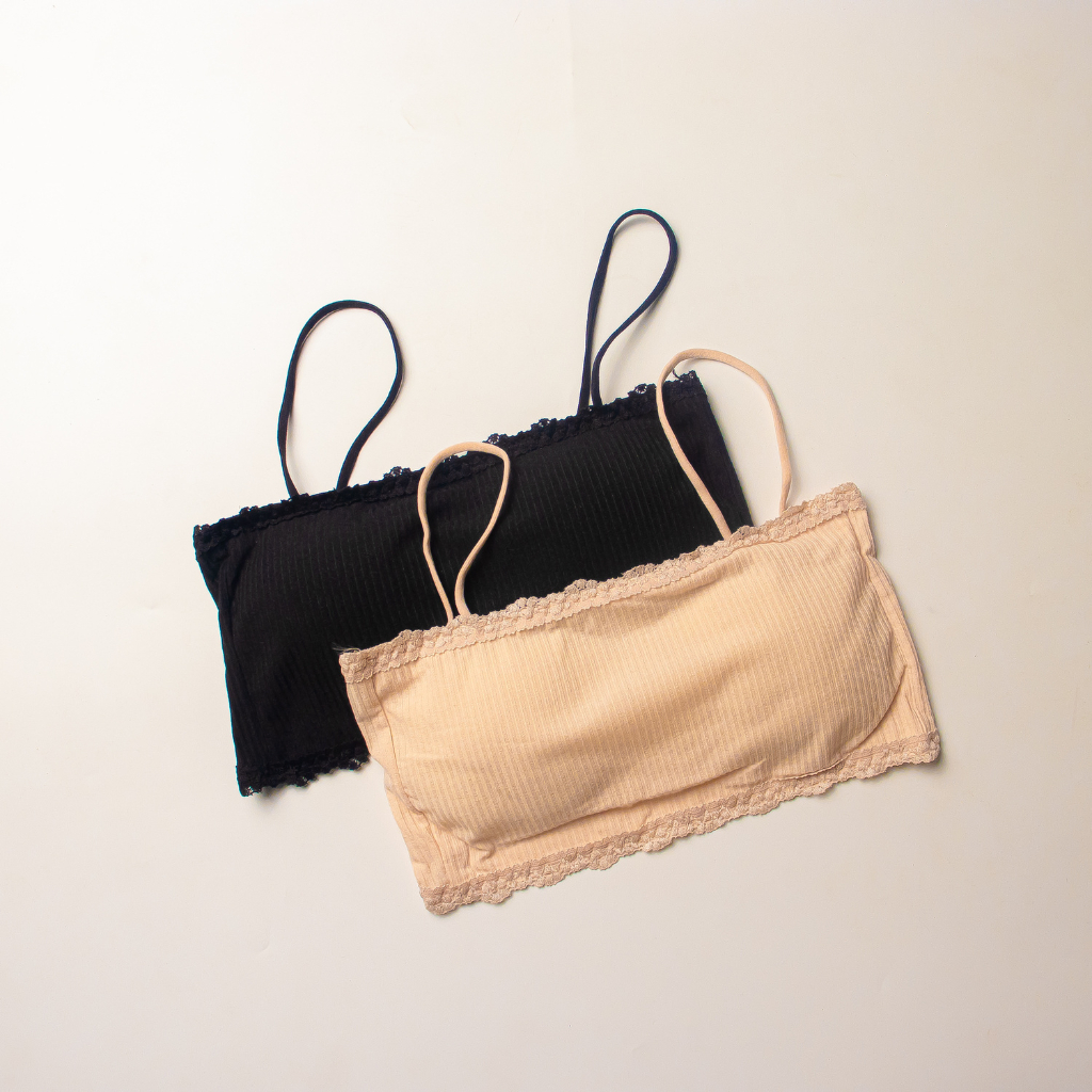 Áo Lót Nữ 2 Dây Nâng Ngực AN Bra Cotton Mút Mỏng 636