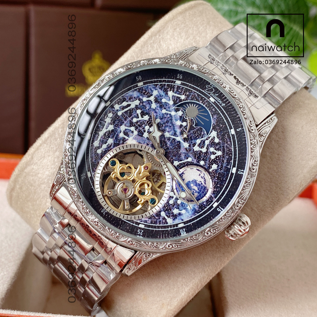 Đồng hồ nam Difanni chạy tự động lên cót, thiết kế thời trang trẻ trung sang trọng. naiwatch