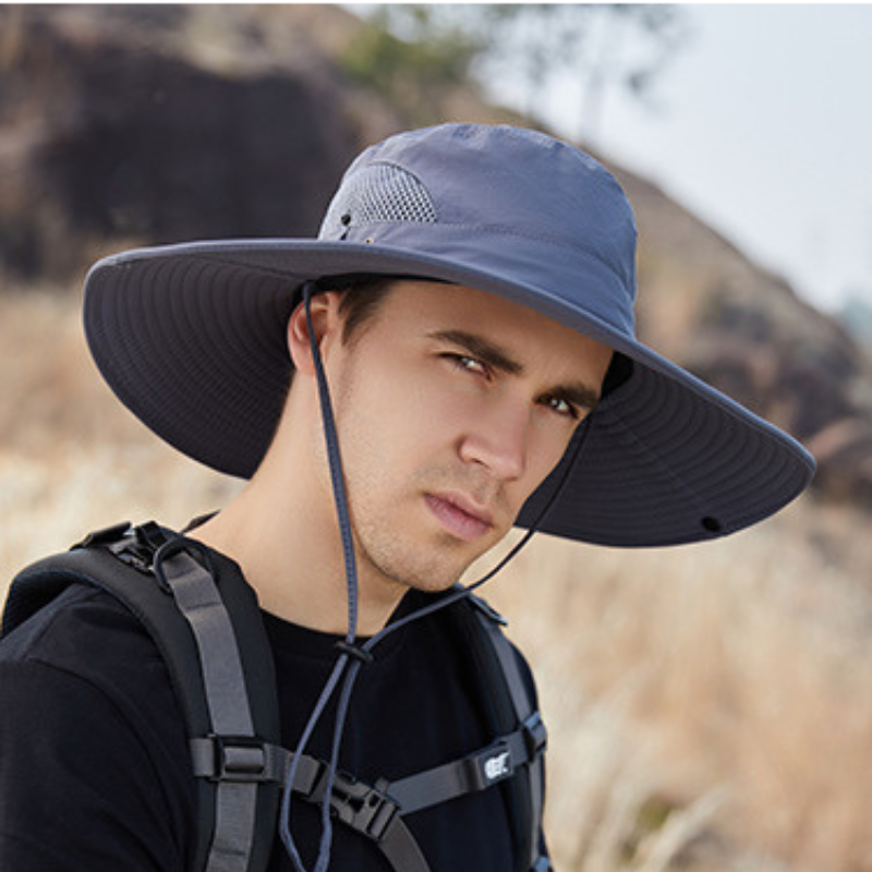 Mũ Bucket Nón Vành Chống Nắng Tia Uv Siêu Khô Thoáng Thời Trang Mùa Hè Phiên Bản Han Cho Nam