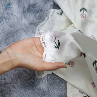 Bộ Đồ Ngủ Pijama Lụa Gấm Cao Cấp, Đồ Mặc Nhà - DOUCE DN04