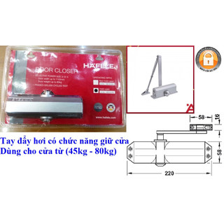 TAY ĐẨY HƠI HAFELE  499.30.003 - DỪNG 90 ĐỘ