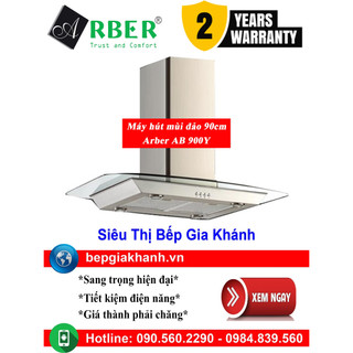 Máy hút mùi dạng treo độc lập 90cm arber ab 900y